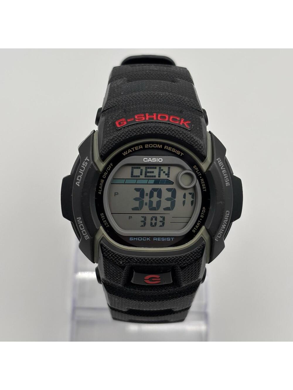 Casio G-Shock G-7600 Digital Watch Black With Red